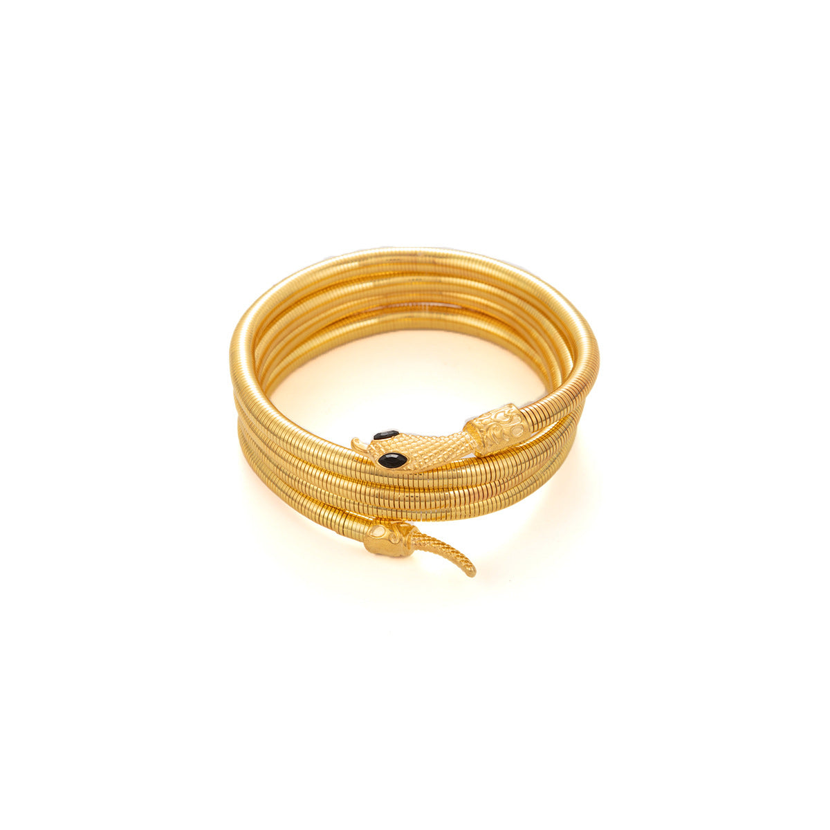 Wholesale Metal style bracelet gold wrapped zodiac year snake bracelet retro